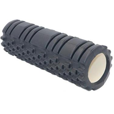 Imagem de Rolo Massagem Liberação Foam Roller Soltura Yoga Preto - Lorben, Preto