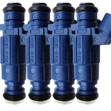 Imagem de 4 bicos injetores kia soul cerato 1.6 16v 2009-2011 - ORIGINAL