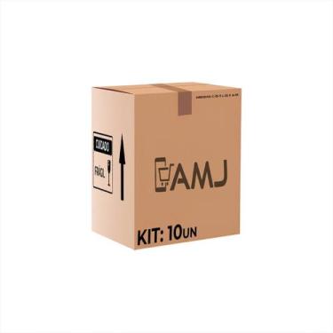 Imagem de Kit De Caixas de Papelão Para Mudança Altas 25x25x35 - AMJ, Kit C/10