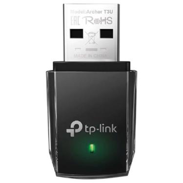 Imagem de Mini Adaptador USB Wi-FI Archer T3U TP Link MU MIMO AC1300, Preto