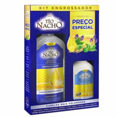 Imagem de Tio Nacho Kit Engrossador Shampoo 415ml +Condicionador 200ml, Condicio