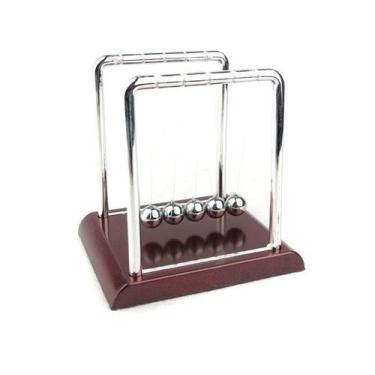 Imagem de Pendulo De Newton Pequeno Decoração Escritório Jogo De Bolas - Decorac