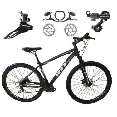 Imagem de Bicicleta Aro 29 Gti Roma Alumínio Câmbios Shimano 21v Freios a Disco 