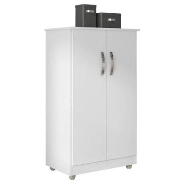 Imagem de Armário Multiuso Organizador Isabelly 2 Portas Branco - Pallazio