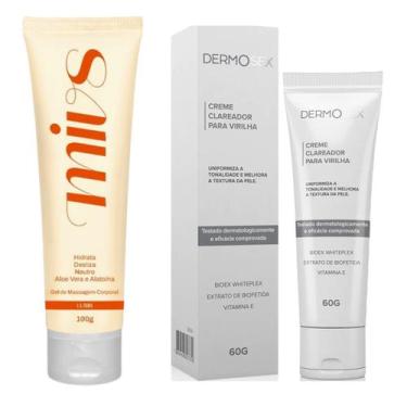Imagem de Creme Clareador Dermosex e Lubrificante Hidrata Neutro MIVS