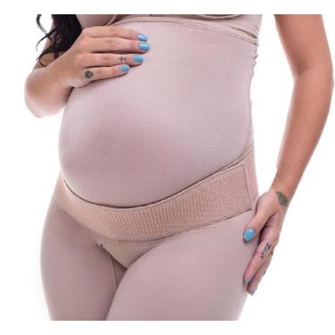 Imagem de Cinta Faixa de Sustentação Da Barriga Compressão Gestante Grávida Conf