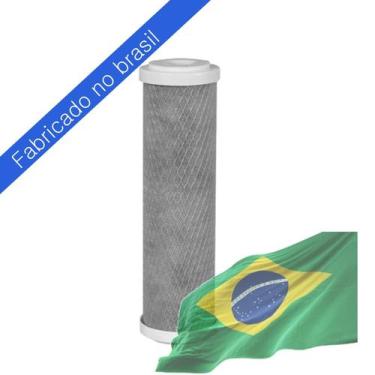 Imagem de Refil Filtro Bebedouro, Carvão Ativado, Carbon Block, 9 3/4 - Aquabloc