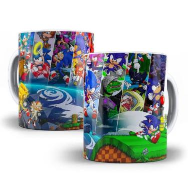 Imagem de Caneca Sonic Personalizada Porcelana modelo 1 - Tio da Caneca