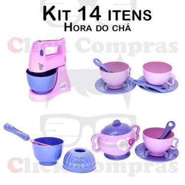 Imagem de Brinquedos Cozinha Hora do Chá e Bolo 14pç - Altimar