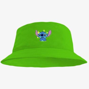 Imagem de Boné Chapéu Bucket Hat Estampado Stitch - MP Moda Masculina, Único, Ve