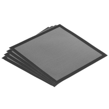 Imagem de PATIKIL Capa de ventilação magnética de 20,32 cm x 20,32 cm, pacote com 4 capas para registros de ar de parede de piso com ímã forte, tela de ventilação para bloquear detritos de poeira do cabelo,