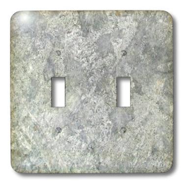 Imagem de 3dRose lsp_101043_2 Interruptor duplo de granito azul cinza