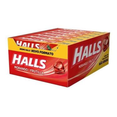 Imagem de Display De Halls Morango Novo Formato C/63un - Adms - Lynx