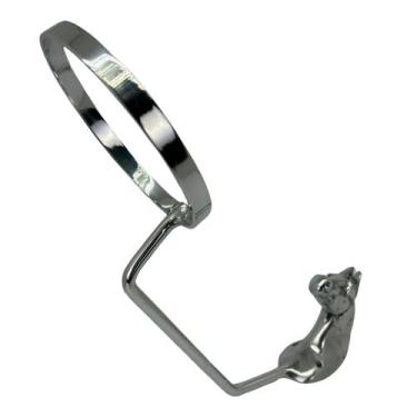 Imagem de Suporte para chapéu de arco cabeça cavalo prata organizador pendurador