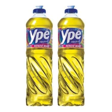 Imagem de Kit 2 Detergente líquido Lava-Louças Neutro 500ml Ypê Barato