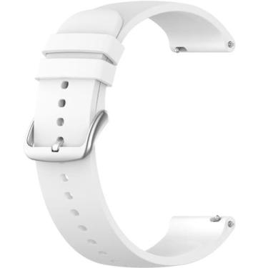 Imagem de Pulseira 20mm para GTS4 Mini ou GTS 4 - Estilo no Pulso, Branca