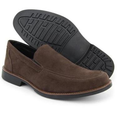 Imagem de Sapato Casual Social Masculino Oxford Camurça Cafe - Br2-Masculino