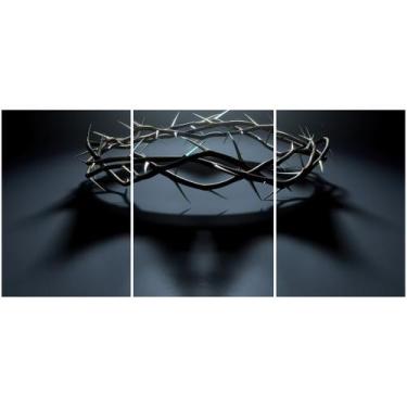 Imagem de Quadros plaquinhas MDF 3 pçs A4 - coroa de espinhos - 86 - OS ARCANJOS