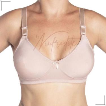 Imagem de Sutiã Reforçado Sem Bojo E Sem Aro C/ Alça Larga Fecho Duplo - Joia Mo