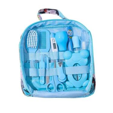 Imagem de Bolsa Kit Recém Nascido 13 em 1 Higiene Peças Cuidados de Saúde - Cor 
