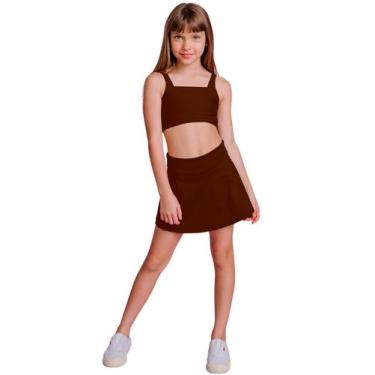 Imagem de Conjunto Roupa Ginástica Infantil Feminina Esporte Moda Fitness - Hype