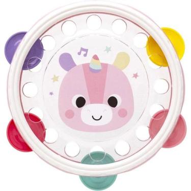 Imagem de Brinquedo Infantil Pandeiro Unicórnio Rosa Buba - Decore Fácil Shop