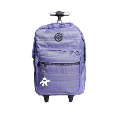 Imagem de Mochila Com Rodinha T Lilás Minnie Mouse Escolar Xeryus