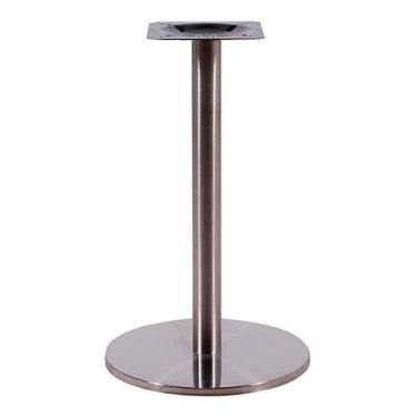 Imagem de Base De Mesa Inox Redonda Para Tampos De Até 100cm Or 2202 - Or Design
