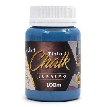 Imagem de Tinta Chalk Supremo Gliart 100ml, AZUL PETRÓLEO