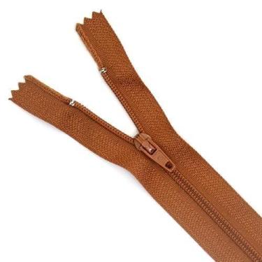 Imagem de Zíper de Nylon Fixo - 50 cm - CÍRCULO, 856 CASTANHA