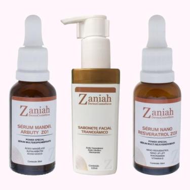 Imagem de Kit Anti Manchas Escuras + Rejuvenescedor Facial Zaniah z16 - Zaniah D