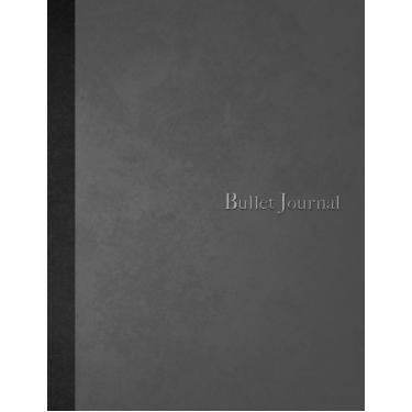 Imagem de Bullet Journal: A4 - Gris foncé - 160 pages - couverture souple "glossy" Dot point, bullet journal, dot grid, planner, planning, organizer, journal