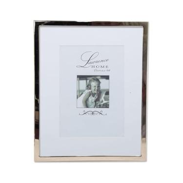Imagem de Lawrence Frames 710680 Moldura metálica padrão prata de 12 x 18 cm, fosco de 20 x 25 cm