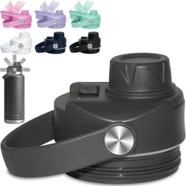 Imagem de Tampa Chug para YETI Rambler 1,020 g/737.1 g/510.3 g/1,814.4 g Substituição - Bico de alça flexível para acessórios de tampa YETI, junta superior removível fácil de limpar, livre de BPA lavável na