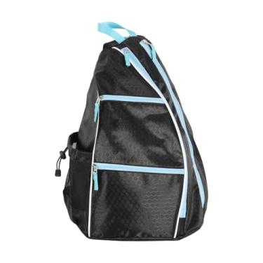 Imagem de menolana Bolsa de tênis Racketball Bolsa tipo bandoleira Portátil à prova d'água Multi-bolsos Bolsa de mão Bolsa de pingue-pongue para garrafa de água
