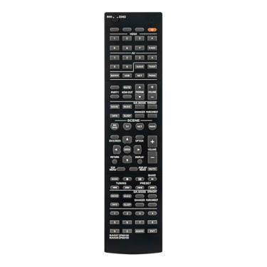 Imagem de Controle remoto de substituição RAV537 compatível com receptor AV de rede Ultra HD Yamaha 7.2 canais 4K Ultra HD RX-V681 RX-V781 TSR-7810 RX-A760 RX-A860 RX-V683 RX-A770 RX-A760BL ZP60120