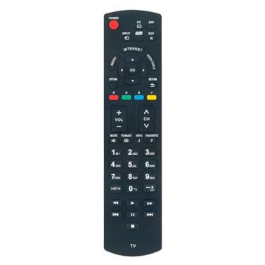 Imagem de AIDITIYMI Controle remoto de substituição N2QAYB000704 compatível com Panasonic TV TCP50XT50 TCP55UT50 TCP60UT50 TCP00UT50 TC-P42XT50 VC-P55UT50 TC-P50UT50 TC-P55UT50 TC-P4 2UT50 TC-P60UT50 TC-P00UT50