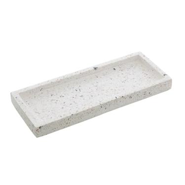 Imagem de LYOR - Bandeja Retangular de Mármore Terrazo 25cm x 10cm x 2cm