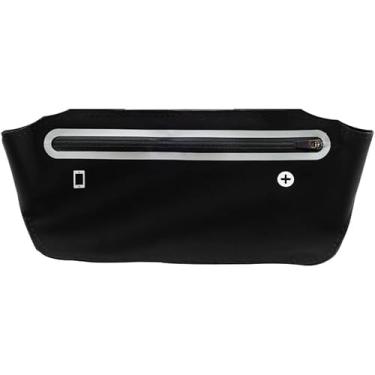 Imagem de Pochete Esportiva de Corrida com Porta Celular, Antifurto, Impermeável, Preta