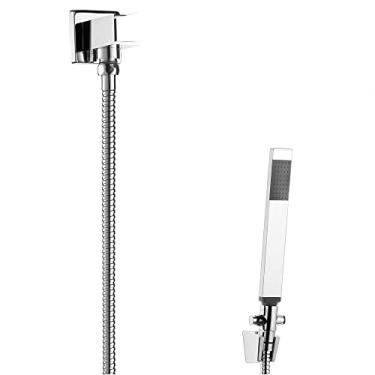 Imagem de Ducha Manual com Desviador Lorenquadra Cromada