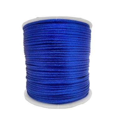 Imagem de Rolo Cordão Fio De Cetim Seda Rabo De Rato 1mm 50m - ArtePunto, Royal 