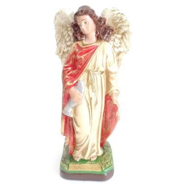 Imagem de Imagem Escultura Arcanjo São Rafael 20 Cm Gesso