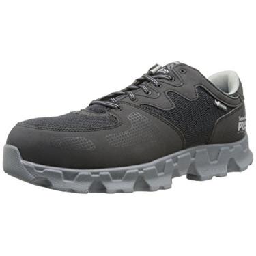 Imagem de Timberland PRO Tênis industrial masculino Powertrain Alloy Toe ESD, Preto/cinza, 7.5 Wide