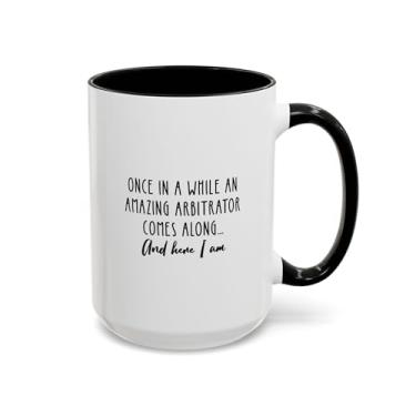 Imagem de Caneca de café Arbiter engraçada, presente exclusivo para amantes de café, decoração de mesa, humor administrador, perfeita para advogados