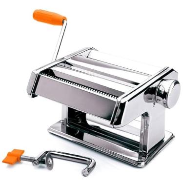 Imagem de Máquina De Macarrão Cilindro Aço Inox Massa Caseira Talharim