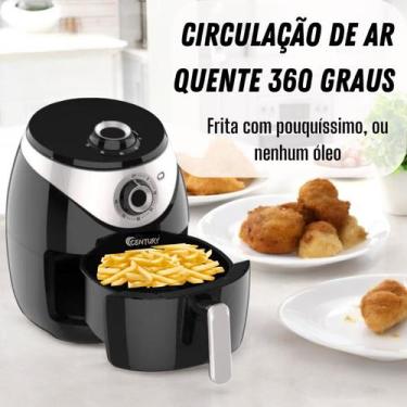 Imagem de Fritadeir elétrica Sem Óleo Air Fryer 3,8 Litros 110V-220V - CENTURY, 