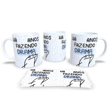 Imagem de Caneca de Porcelana Personalizada Flork Frases Engraçadas, Divertidas 