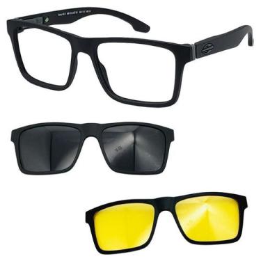 Imagem de Oculos Mormaii Swap NG 2 6153 AFE com 2 Clipon Cinza Nortuno, Cinza, N