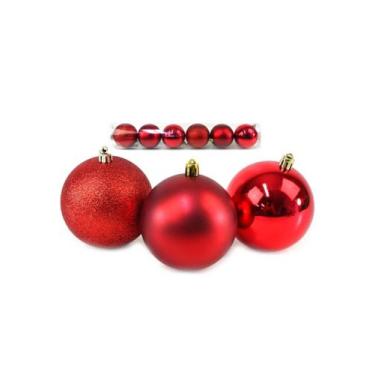 Imagem de Kit Com 10 Bolas Para Arvore De Natal 5 cm Enfeite Decoração - STAR GO