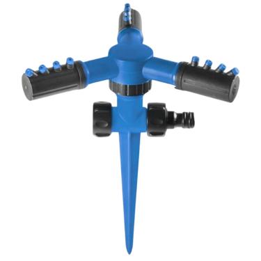 Imagem de Irrigador Giratório 360° Aspersor Automático Grama Jardim Sprinkler (4)